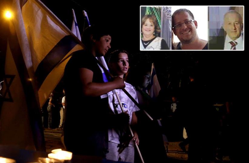 The three Israeli victims of Friday evening's lethal terror attack in the West Bank settlement of Halamish (photo credit: COURTESY OF THE FAMILY AND THE MUNICIPALITY OF ELAD,REUTERS)