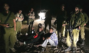 A Sudanese family caught by the IDF on the border