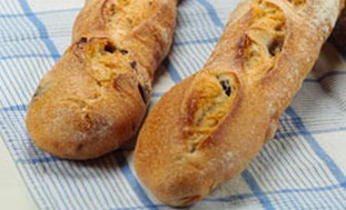 French Bread with Kalamata Olives
