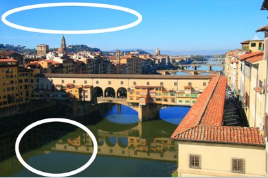 Arno River in Florence (Stew Feuerstein)