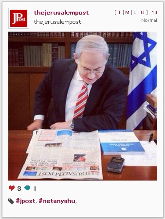 Netanyahu on Instagram