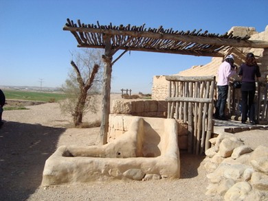 Ancient well outside the gates of Tel Sheba (courtesy Travelujah)