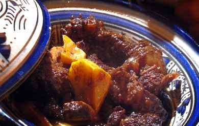 Beef tangine with butternut squash (Courtesy)