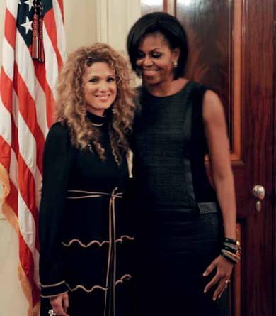 Ben-Ari and Michelle Obama (Courtesy)