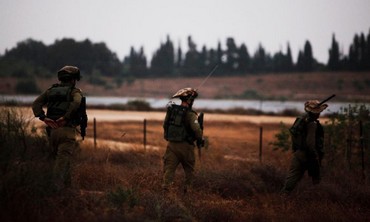 IDF soldiers patrol near Gaza