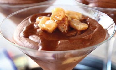 Chocolate, caramel and apple mousse (Anatoly Michaelo)