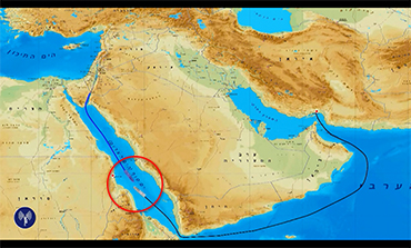 Map of location of IDF weapon capture.