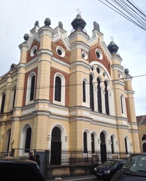The Satu Mare Synagogue.