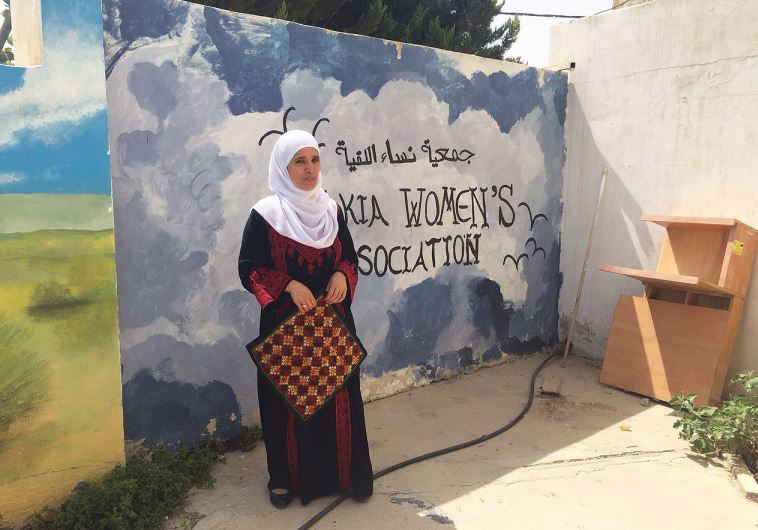 Naama Al-Sana, manager of the Association for the Improvement of the Status of Women: Laqiya, one of several local businesses taking part in the Negev Desert Magic festival