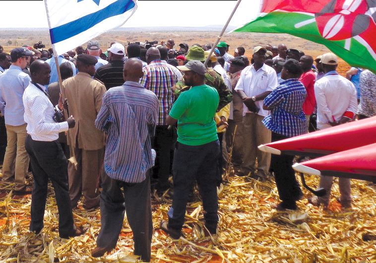 The launch of an Israeli agricultural field in Kenya, April 2016
