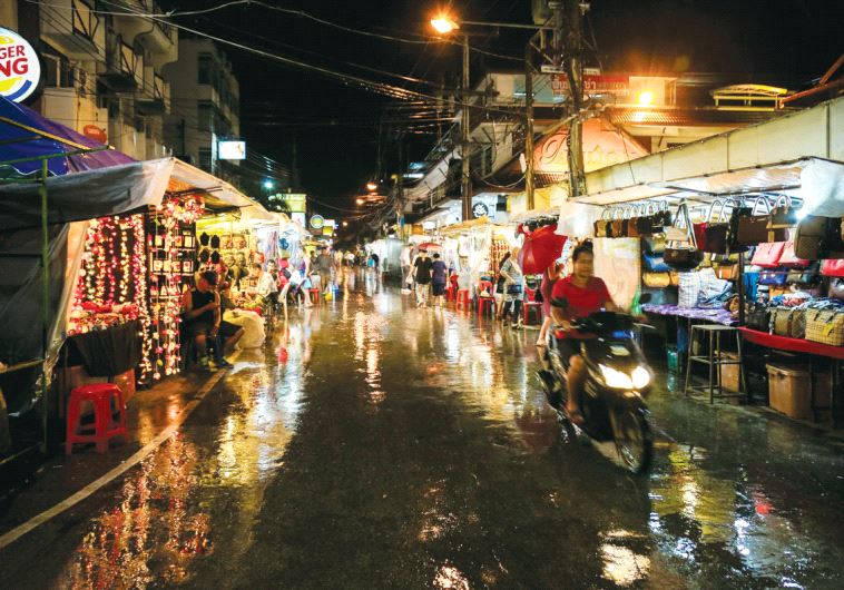Chiang Mai’s famous night market and bazaar (photo credit: GUY YECHIELY)