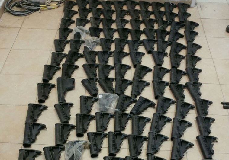 IDF seizes large weapons cache in West Bank raids. Courtesy: IDF