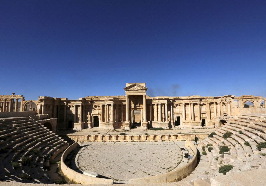 A file photo shows the Roman Theater in the historical city of Palmyra (Reuters)