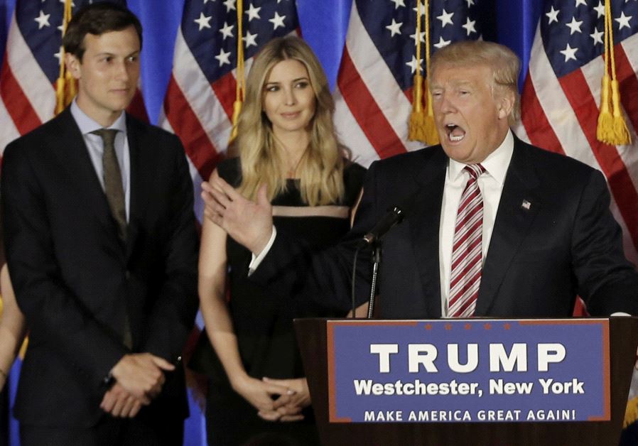 Jared Kushner, Ivanka Trump and Donald Trump