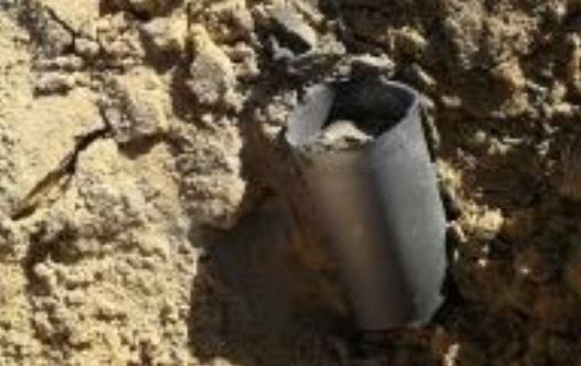 A rocket that was fired into Israel from the Sinai.(photo credit: ISRAEL POLICE)