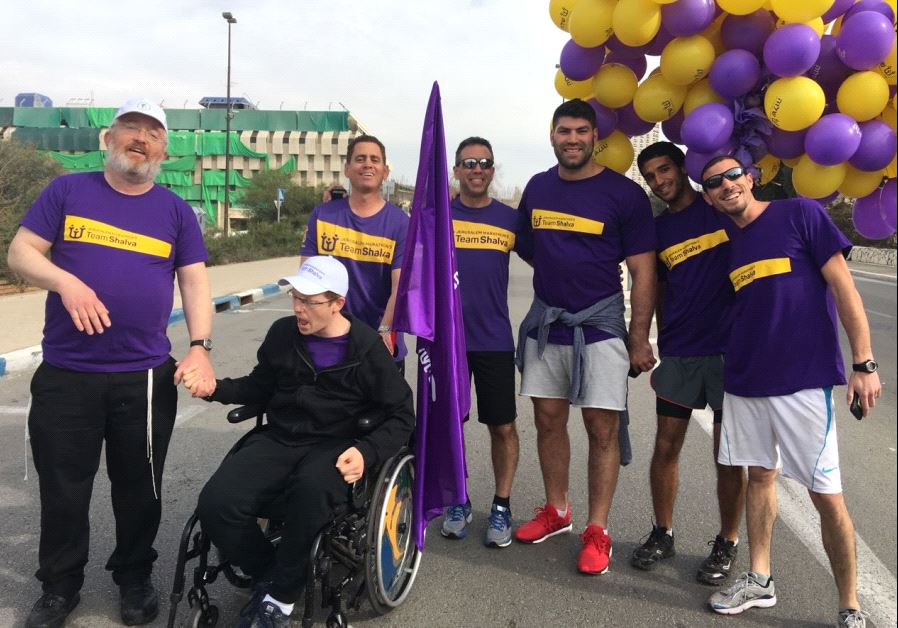 Israeli olympic medalist Ori Sasson raises money for Shalva, the Israel Association for Care and Inclusion of Persons with Disabilities (photo credit: SHALVA)