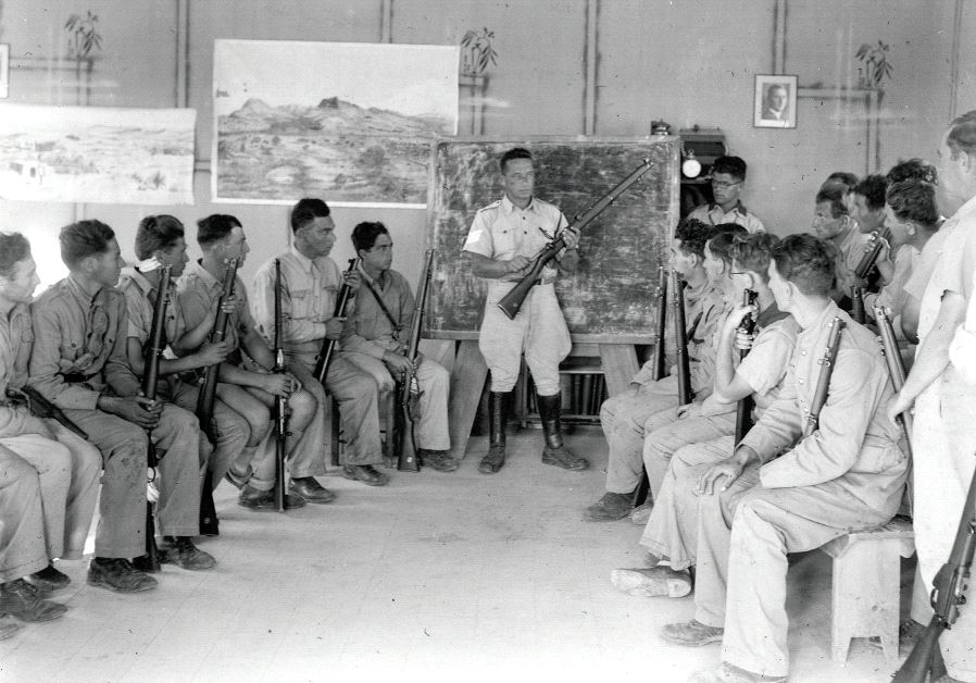 The first course for Hagana instructors held at ‘Pinat Hashomer’ near today’s Kiryat Tivon, in 1938 (KLUGER ZOLTAN/GPO)