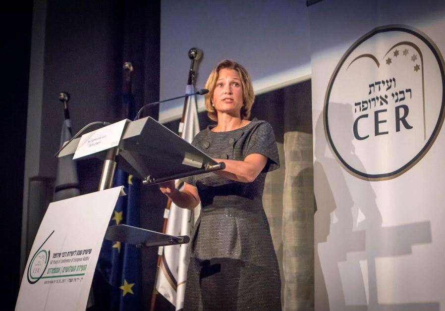  EU coordinator on antisemitism Katharina Von Schnurbein (ELI ITIKIN)