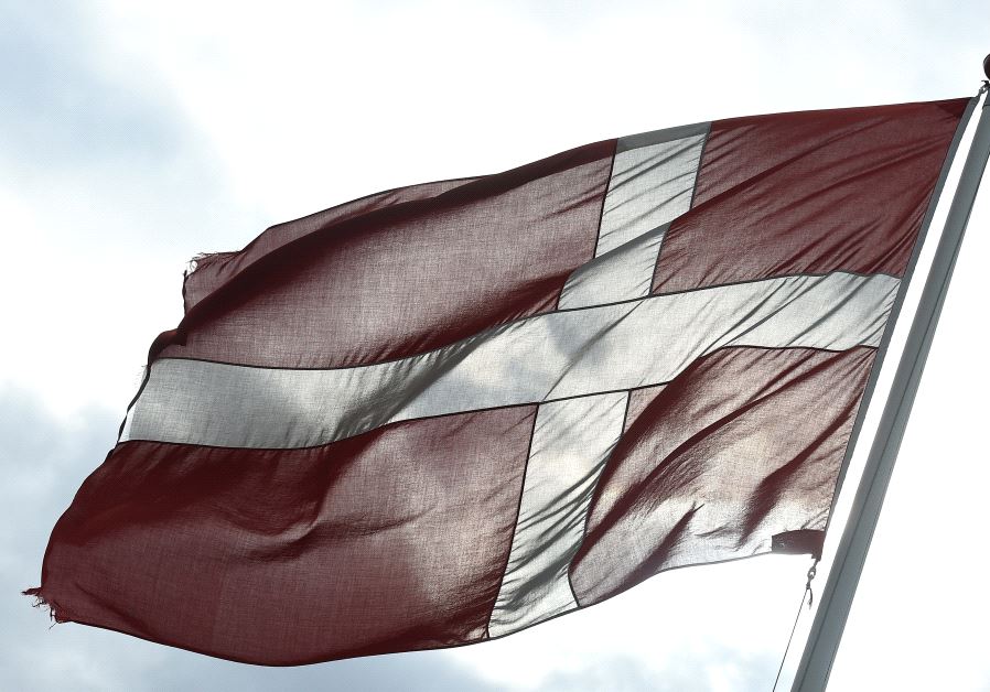 The flag of Denmark
