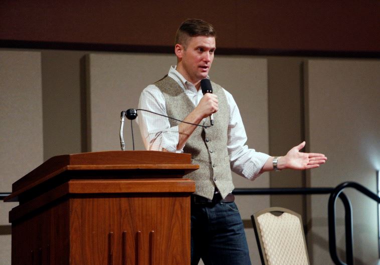 White nationalist leader Richard Spencer of the National Policy Institute.