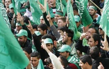 Palestinian Hamas rally