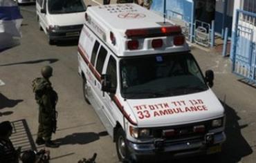 A Magen David Adom ambulance.