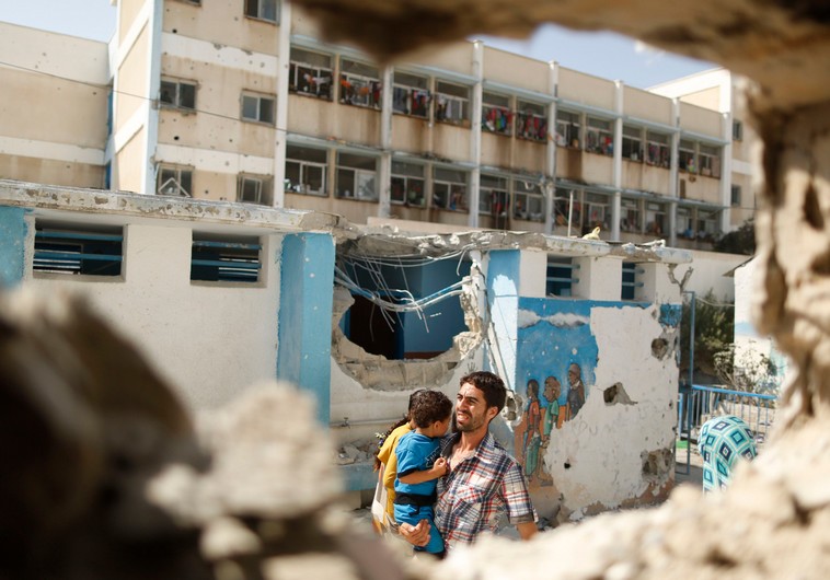 UNRWA school damaged by fighting in Gaza. - Photo: REUTERS