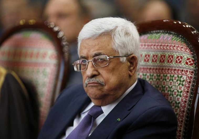 Palestinian Authority President Mahmoud Abbas attends a ceremony in Ramallah