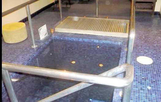 A mikva, the Jewish ritual bath [Illustrative] (credit: Wikimedia Commons)