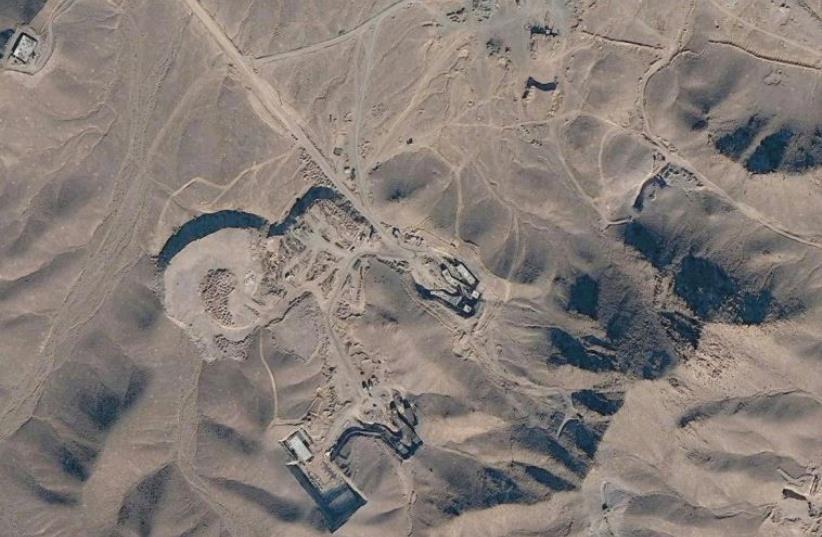 A SATELLITE view of Iran's Fordow nuclear plant. (photo credit: GOOGLE)
