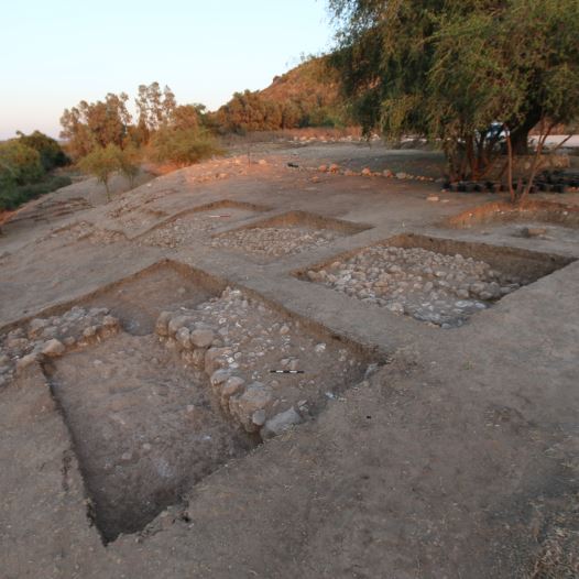 View of the remains of the Iron Age city wall of Philistine Gath  (credit: PROF. AREN MAEIR, DIRECTOR, ACKERMAN FAMILY BAR-ILAN UNIVERSITY EXPEDITION TO GATH)