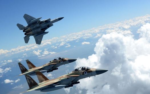 IAF fighter jets during the Red Flag joint exercise at Nellis air force base in Nevada