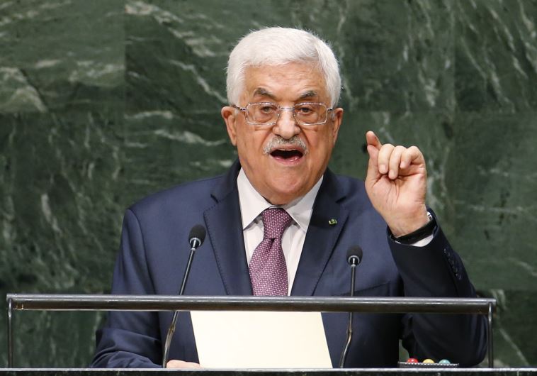 Palestinian President Mahmoud Abbas addresses the 69th United Nations General Assembly at United Nations Headquarters in New York, September 26, 2014 (credit: REUTERS)