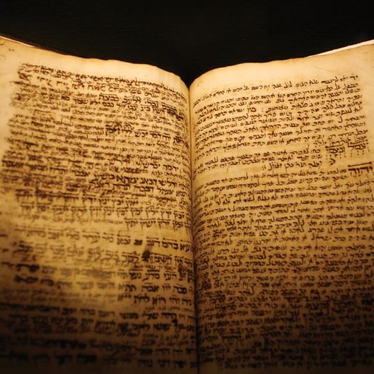 AN ANCIENT Hebrew text is displayed at a museum. Was the patriarch Abraham one of the first Jewish lawyers, wonders the author.