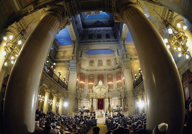 Great Synagogue of Rome (credit: REUTERS)