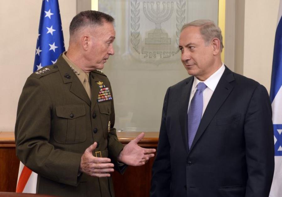 Benjamin Netanyahu and Joseph Dunford