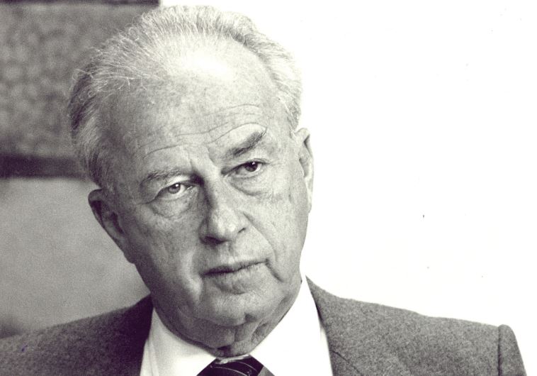 Yitzhak Rabin in 1985, then defense minister
