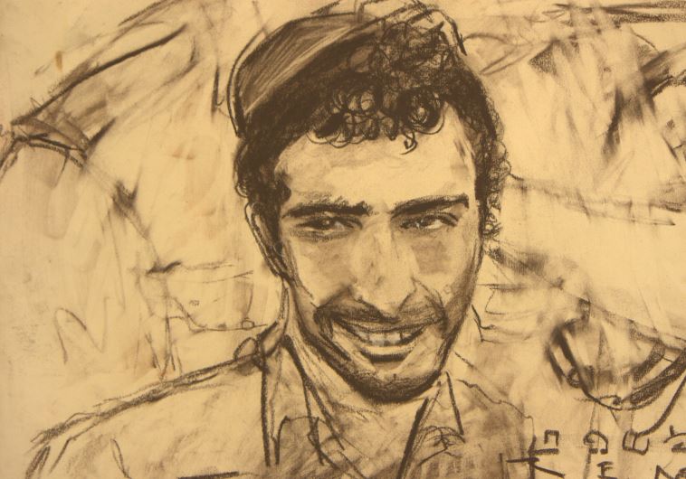 Sketch of Yigal Amir by Jack Jano (credit: JACK JANO)