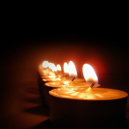 Remembrance candle