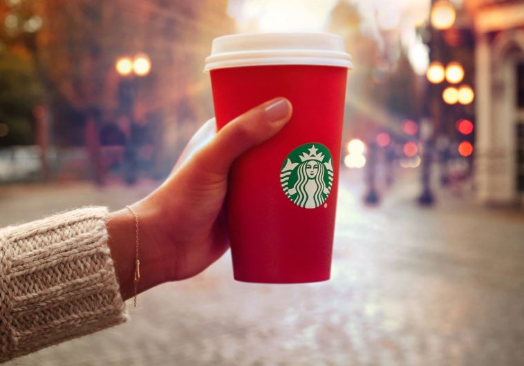 Starbucks red holiday cups (credit: STARBUCKS)