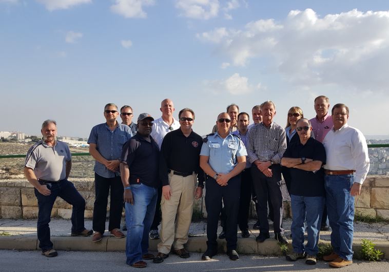  SENIOR US law enforcement officials in Jerusalem participating in LEEP, a counterterrorism exchange