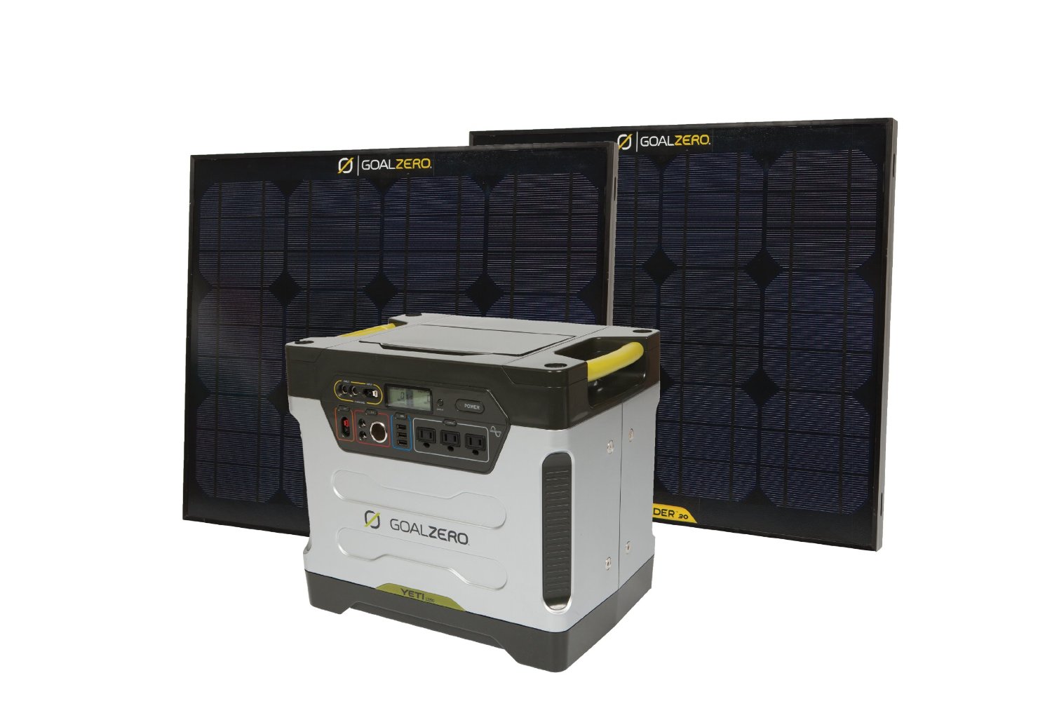 Goal Zero 39004 Yeti 1250 Silver/Black XX-Large Solar Generator Kit
