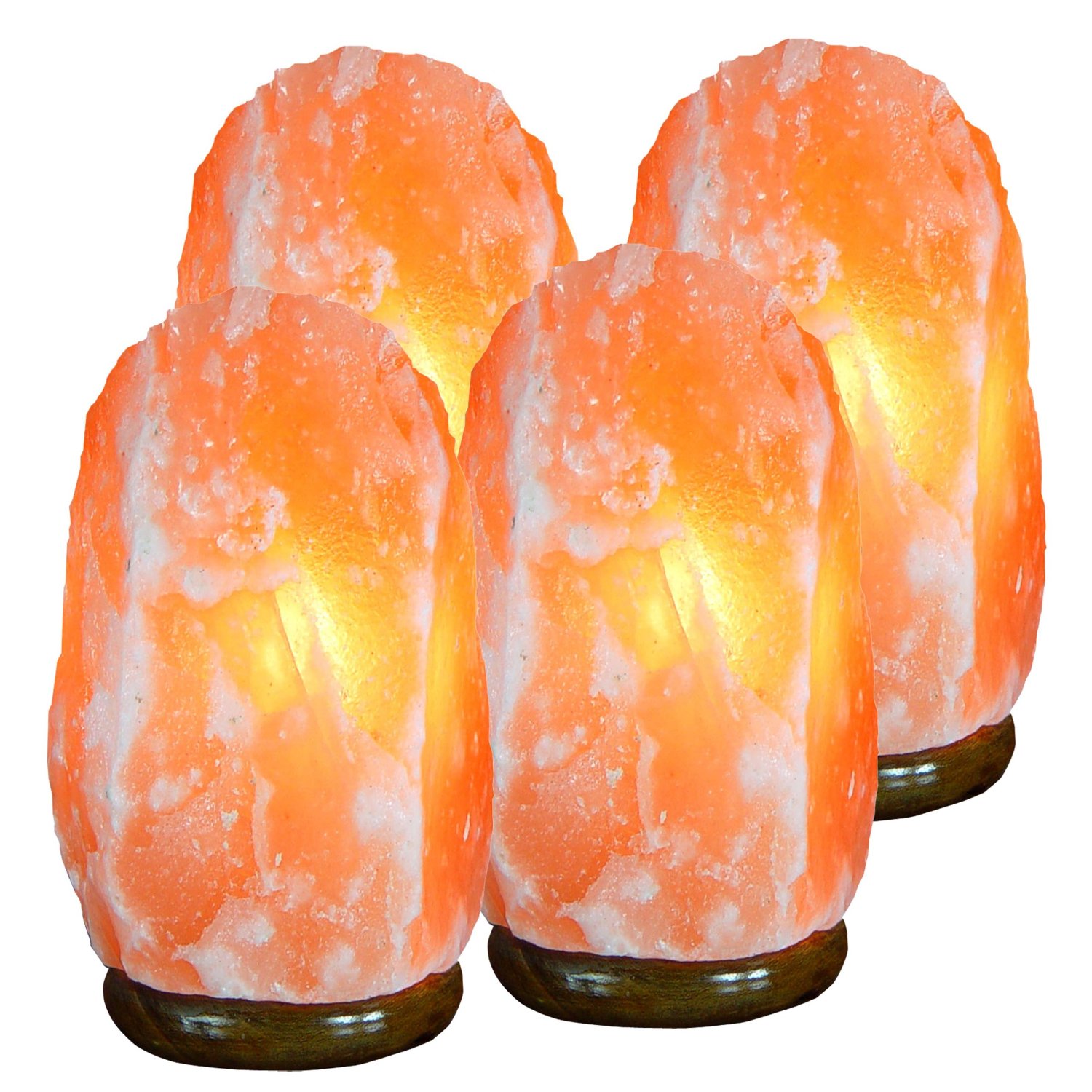 Indus Classic 4 ~ 6 Lbs Himalayan Rock Salt Crystal Lamp Natural Ionizer Smoking Room Essential