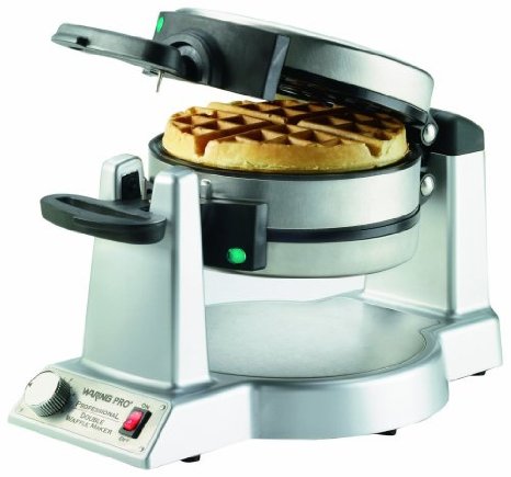 Waffle Maker Iron Commercial  Double Belgian  Gourmet Baker Breakfast 