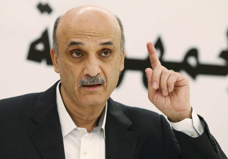 Samir Geagea, leader of the Christian Lebanese Forces (credit: REUTERS)