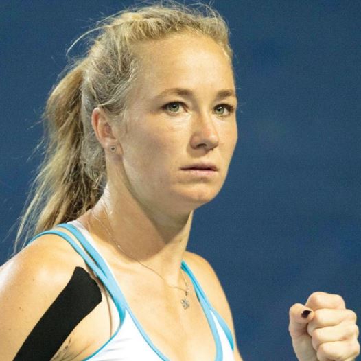 Israel’s No. 1 women's tennis player, Julia Glushko (credit: NIR KEIDAR/ISRAEL TENNIS ASSOCIATION)