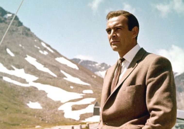 ''MY NAME is Bond, James Bond’: Sean Connery in ‘Goldfinger.’ (credit: Wikimedia Commons)