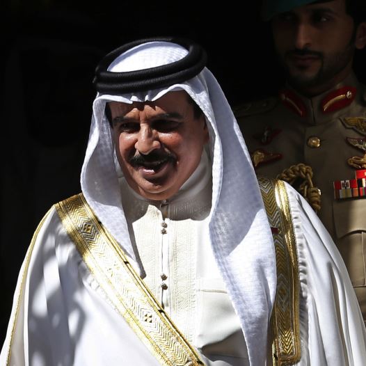 Bahrain's King Hamad bin Isa Al Khalifa