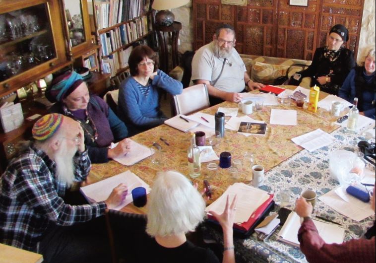 A workshop in a home in Safed’s Old City (credit: Courtesy)