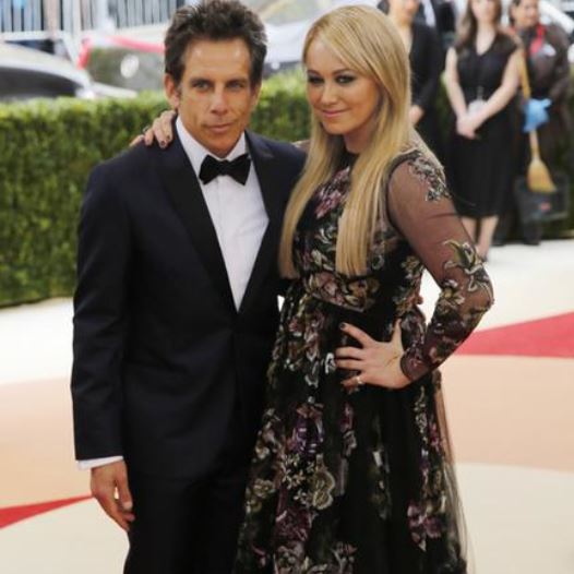 Ben Stiller and Christine Taylor